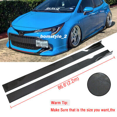 Seibon 19-24 Toyota Corolla Hatchback Carbon Fiber Mirror Caps