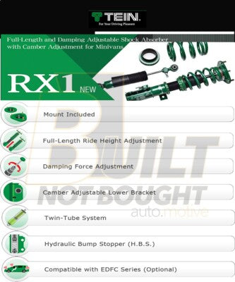 Tein 15-21 Subaru WRX / 15-21 Subaru WRX STI RX1 Coilovers