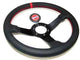 Sparco Steering Wheel R330 Champion Black Leather / Red Stitching