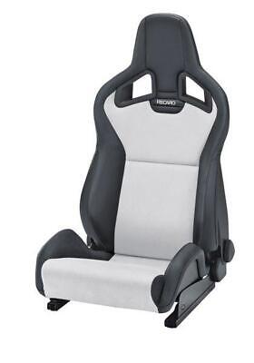 Recaro Sportster CS Driver Seat - Black Vinyl/Suede Grey