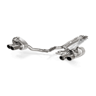 Akrapovic 17-18 Porsche Panamera Turbo Evolution Line Cat Back (Titanium) w/Titanium Tail Pipe Set