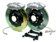 Brembo 96-00 Honda Civic EX Coupe/Sedan Front Slotted GT BBK 4 Piston 2pc 328x28 Rotors - Black