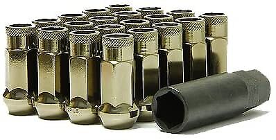 Wheel Mate Muteki SR48 Open End Lug Nuts - Titanium 12x1.50 48mm