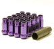 Wheel Mate Muteki SR48 Open End Lug Nuts - Purple 12x1.25 48mm