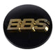BBS Center Cap 70.6mm Black/White-Gold - 3D