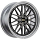 BBS LM 19x10 5x130 ET45 CB 71.6 Diamond Black Center/Machined Lip Wheel
