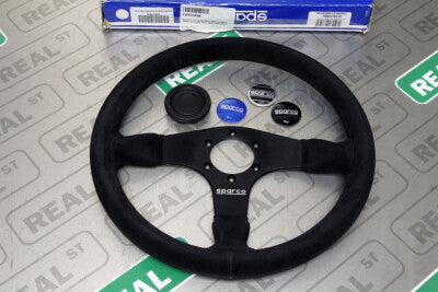 Sparco Steering Wheel 375 Suede Black