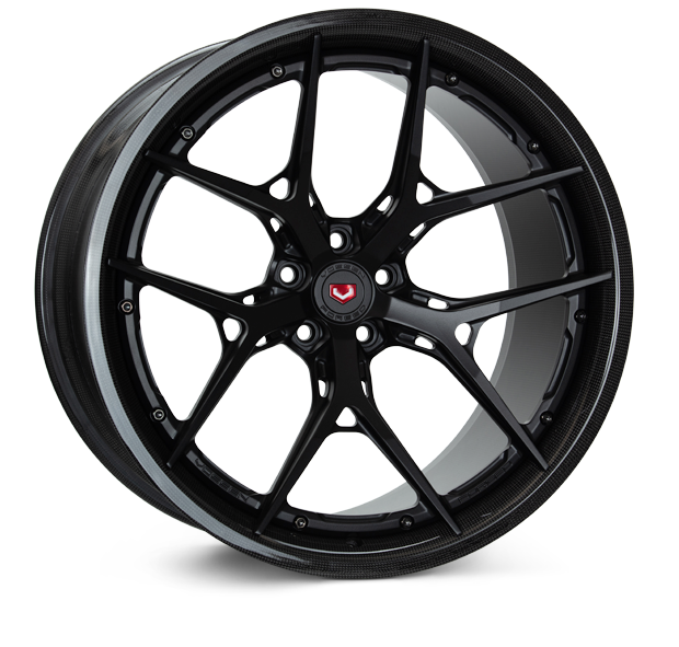 Vossen Forged S21-09- Dymag Carbon Barrel Brushed Center / Black Center Nut-Display Wheel