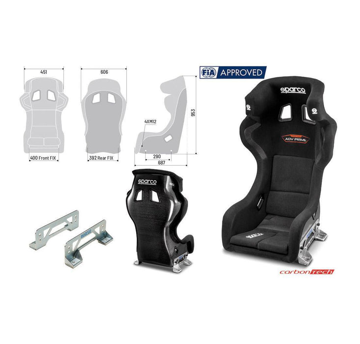 Sparco Seat Adv Prime 8862-2009