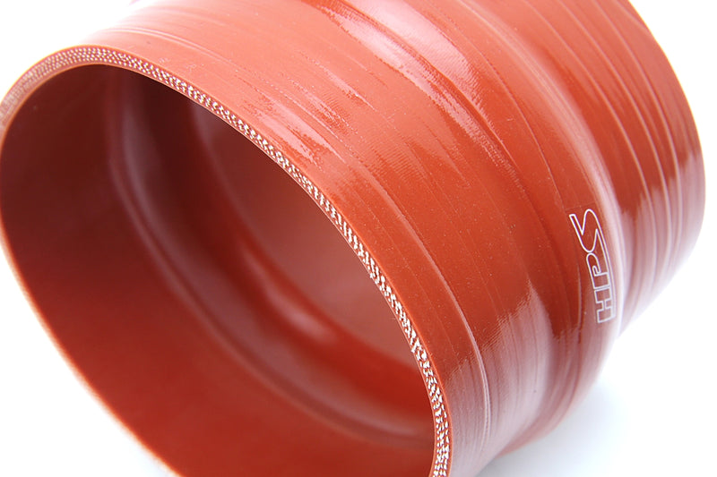 HPS 1" (25mm) Silicone Single Hump Coupler 6" Long - Orange (SHC-100-L6-HOT)