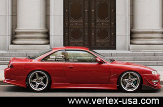Lang Side Skirts for 1995-1998 Nissan S14 240SX