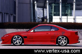 Lang Side Skirts for 1999-2002 Nissan S15 Silvia