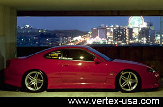 Vertex Side Skirts for 1999-2002 Nissan S15 Silvia
