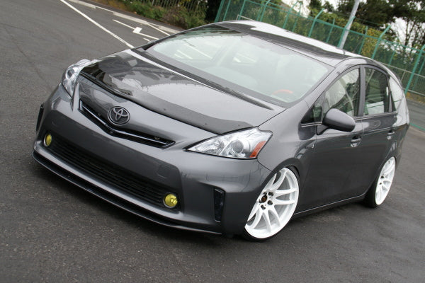 LEXON - Front Lip Spoiler (FRP) - Toyota Prius Alpha/ V (2015+)