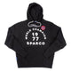 Sparco Sweatshirt Hooded 77 Black SMALL