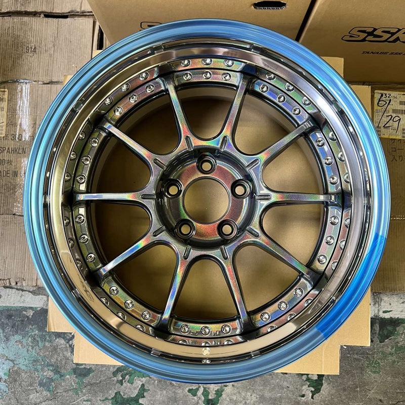 SSR Professor SP5 18x9.5 +22 MD 5/114.3 Spectrum Silver Wheel *SPECIAL ORDER-NO CANCELLATION*