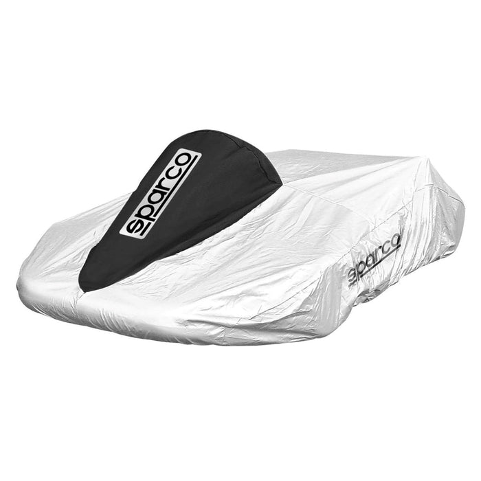 Sparco Kart Cover Silver/Blue