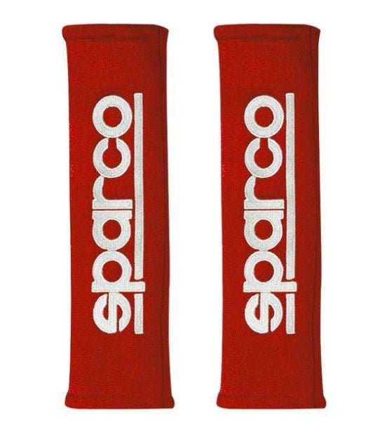 Sparco Belt Pad 2In Alcantara Red