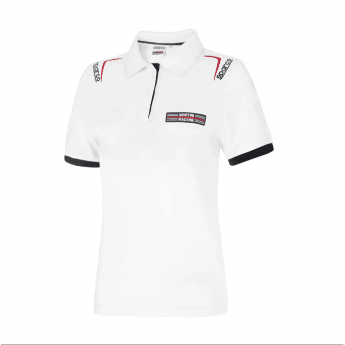 Sparco Polo Lady Corporate MED White