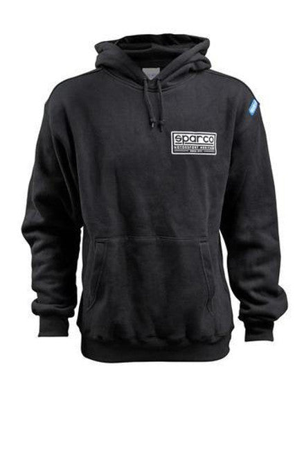 Sparco Sweatshirt Hooded Heritage Blk Me
