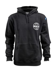 Sparco Sweatshirt Hooded S-Seal Blk Sml