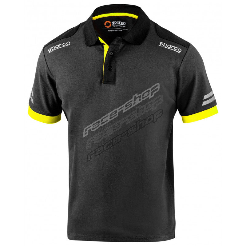 Sparco Tech Polo TW Grey/Yellow Small