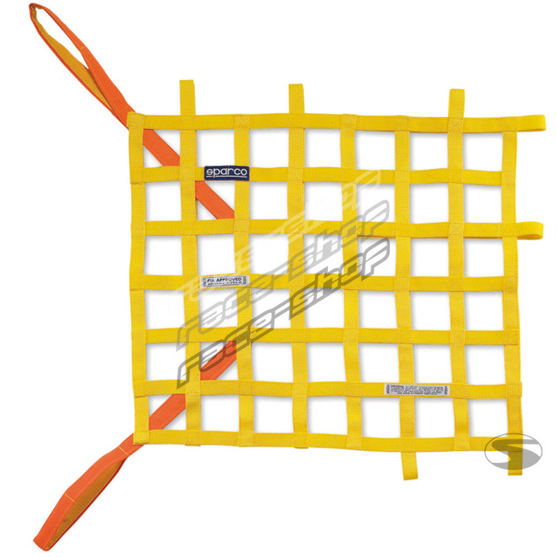 Sparco Window Net Fia Yellow