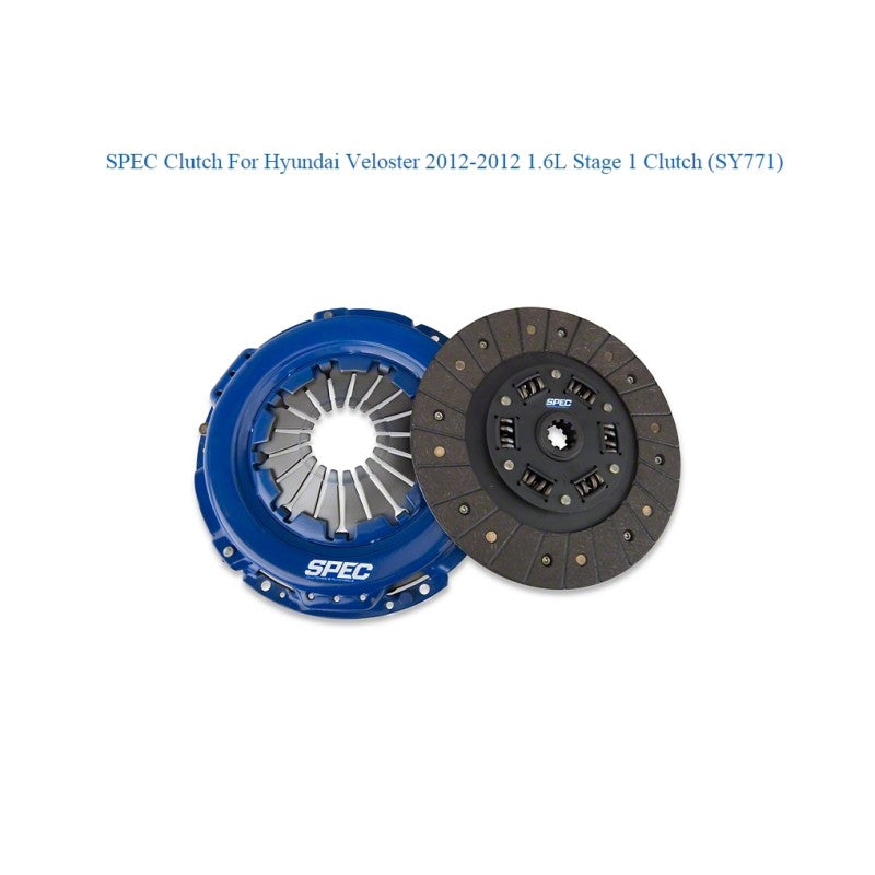 Spec 2012 Hyundai Veloster 1.6L Stage 1 Clutch Kit