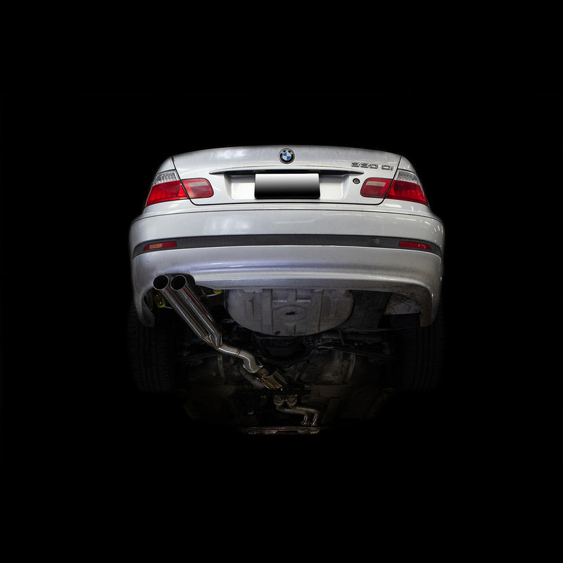 ISR Performance BMW E46 Series II EP Dual-Rear Section Only