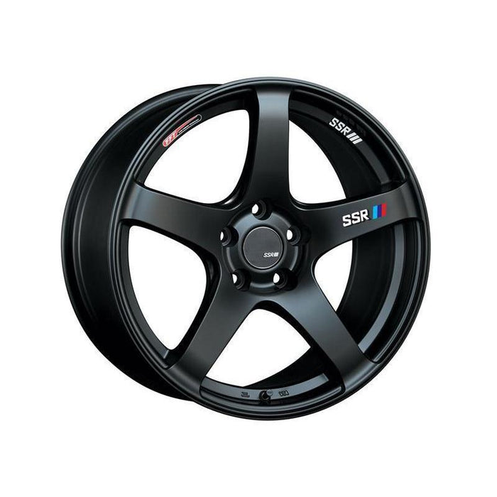 SSR GTV02 17x7.0 5x114.3 42mm Offset Flat Black Wheel