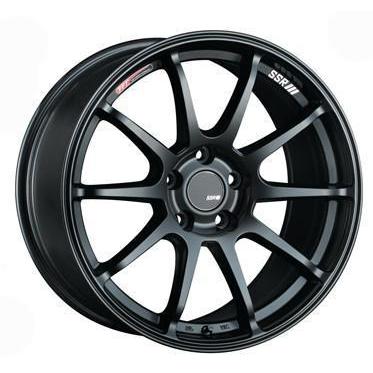 SSR GTV02 18x7.5 5x114.3 43mm Offset Flat Black Wheel