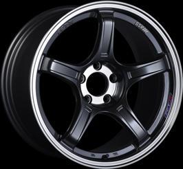 SSR GTX03 17x7.0 4x100 42mm Offset Black Graphite Wheel