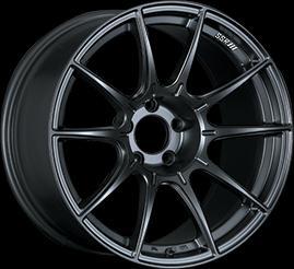 SSR GTV02 17x7.0 5x114.3 42mm Offset Flat Black Wheel