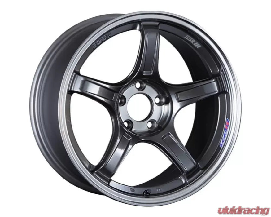 SSR GTX03 16x5.5 4x100 45mm Offset Black Graphite Wheel