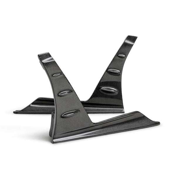 Seibon 23-25 Honda Civic Type-R MB-Style Carbon Fiber Front Side Skirt Extensions
