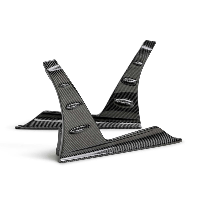 Seibon 23-25 Honda Civic Type-R MB-Style Carbon Fiber Front Side Skirt Extensions