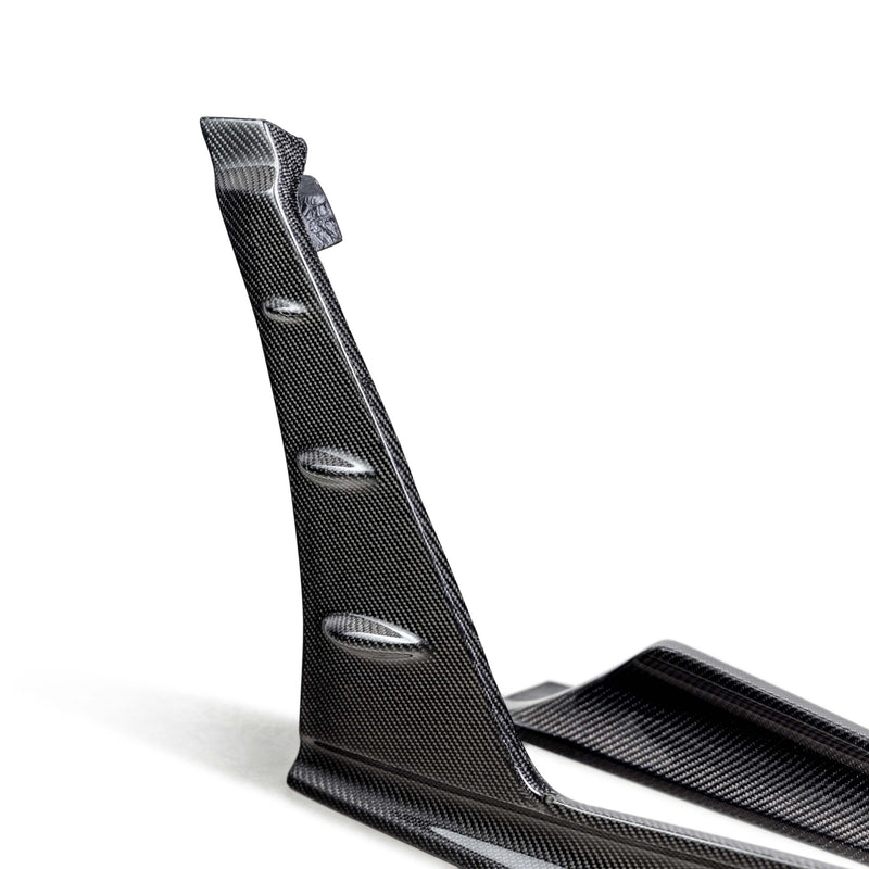 Seibon 23-25 Honda Civic Type-R MB-Style Carbon Fiber Front Side Skirt Extensions