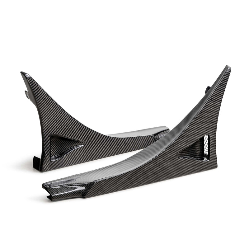 Seibon 23-25 Honda Civic Type-R MB-Style Carbon Fiber Rear Side Skirt Extensions