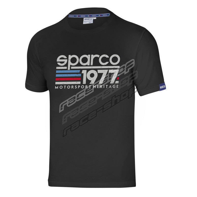 Sparco T-Shirt 1977 XL Black