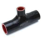HPS 2" (51mm) Silicone T Hose Coupler 6" Long - Black (200-THOSE-100-BLK)