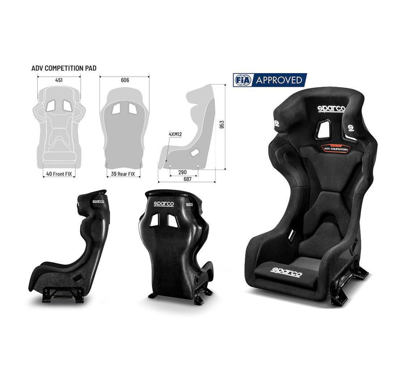 Sparco Seat ADV Competition Pad