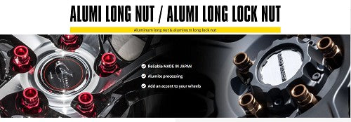 Weds Gear - Forged Open-Ended Lug Nut Set - Black - M12x1.25/1.5