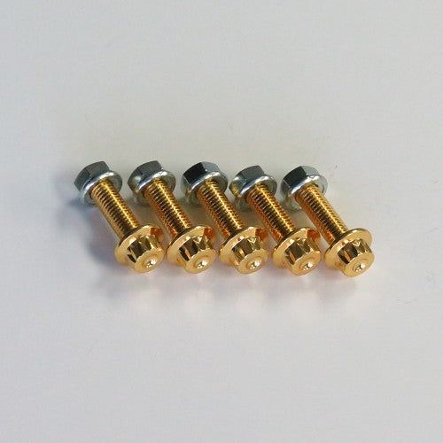 Leon Hardiritt 3pc wheel Bolts – (Chrome,Black,Gold)