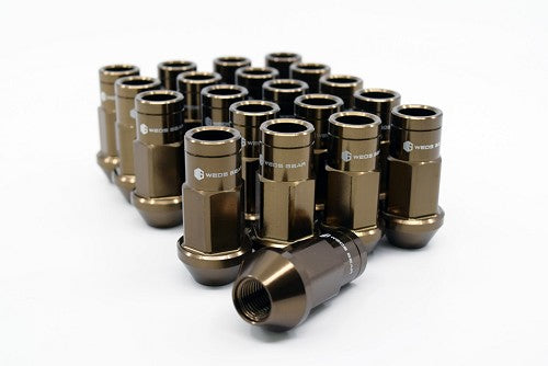 Weds Gear - Forged Open-Ended Lug Nut Set -Bronze - M12x1.25/1.50