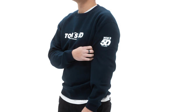 TOM'S Racing - 50th Anniversary Crewneck Sweater - Navy