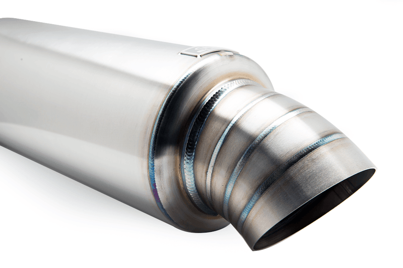 BLOX Racing 2.5 inch Universal Street Muffler - Turndown Tip