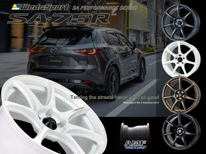 WedsSport SA-75R 18x9.5 (North American Colors)