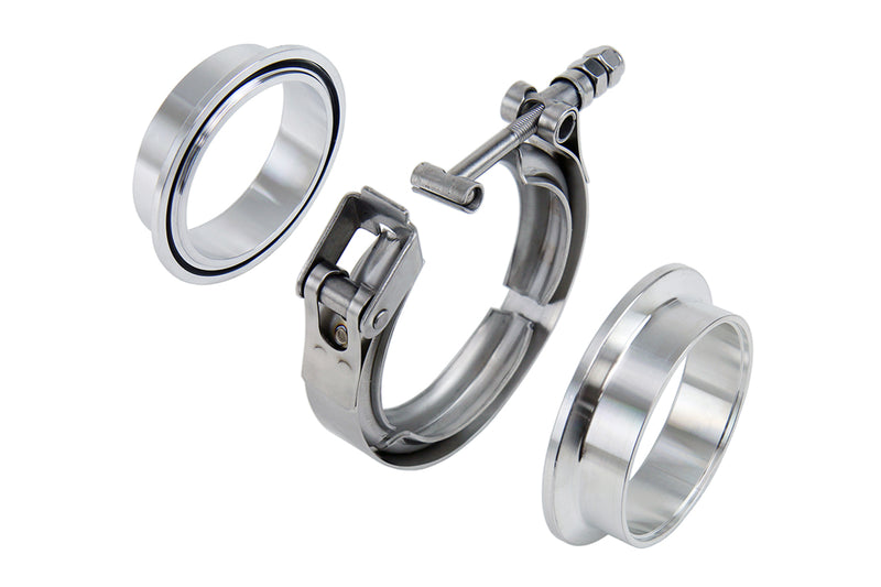 HPS Quick Release V-Band Clamp Kit with Aluminum Flange (VCKIT-AL-200)