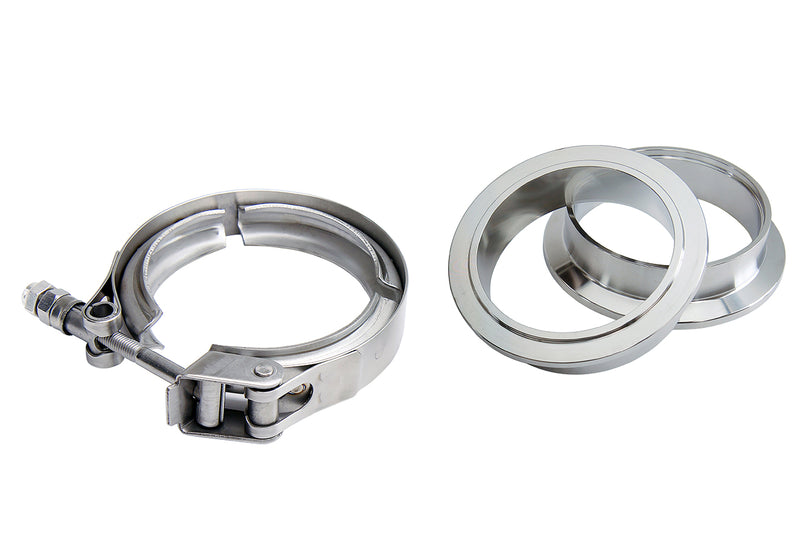 HPS Quick Release V-Band Clamp Kit with Stainless Steel Flange (VCKIT-SS-600)