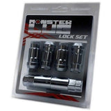 Wheel Mate Monster Locking Lug Nut Set of 4 - Purple 14x1.50